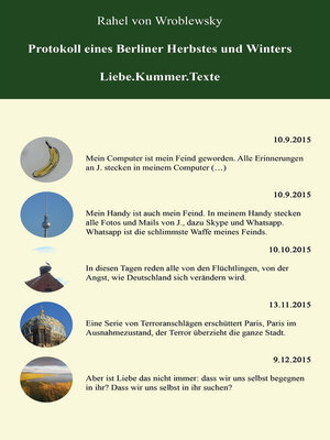 cover image of Protokoll eines Berliner Herbstes und Winters